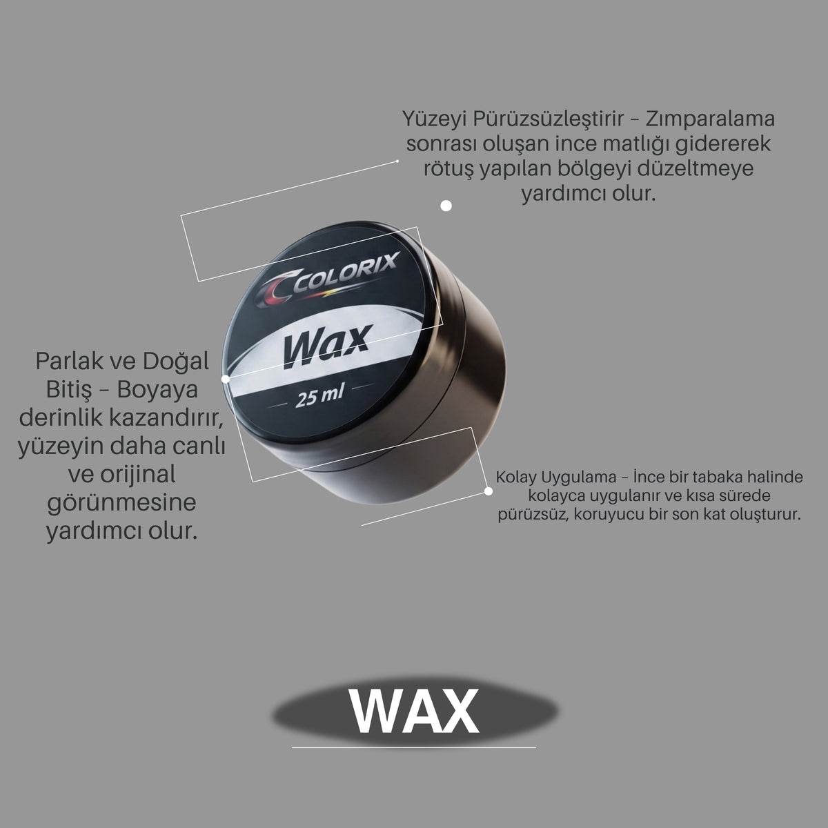 Colorix® Araç Rötuş Boya Seti | Boya Koduna Özel Çizik Onarım