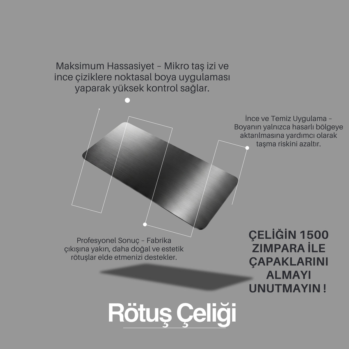 Colorix® Araç Rötuş Boya Seti | Boya Koduna Özel Çizik Onarım