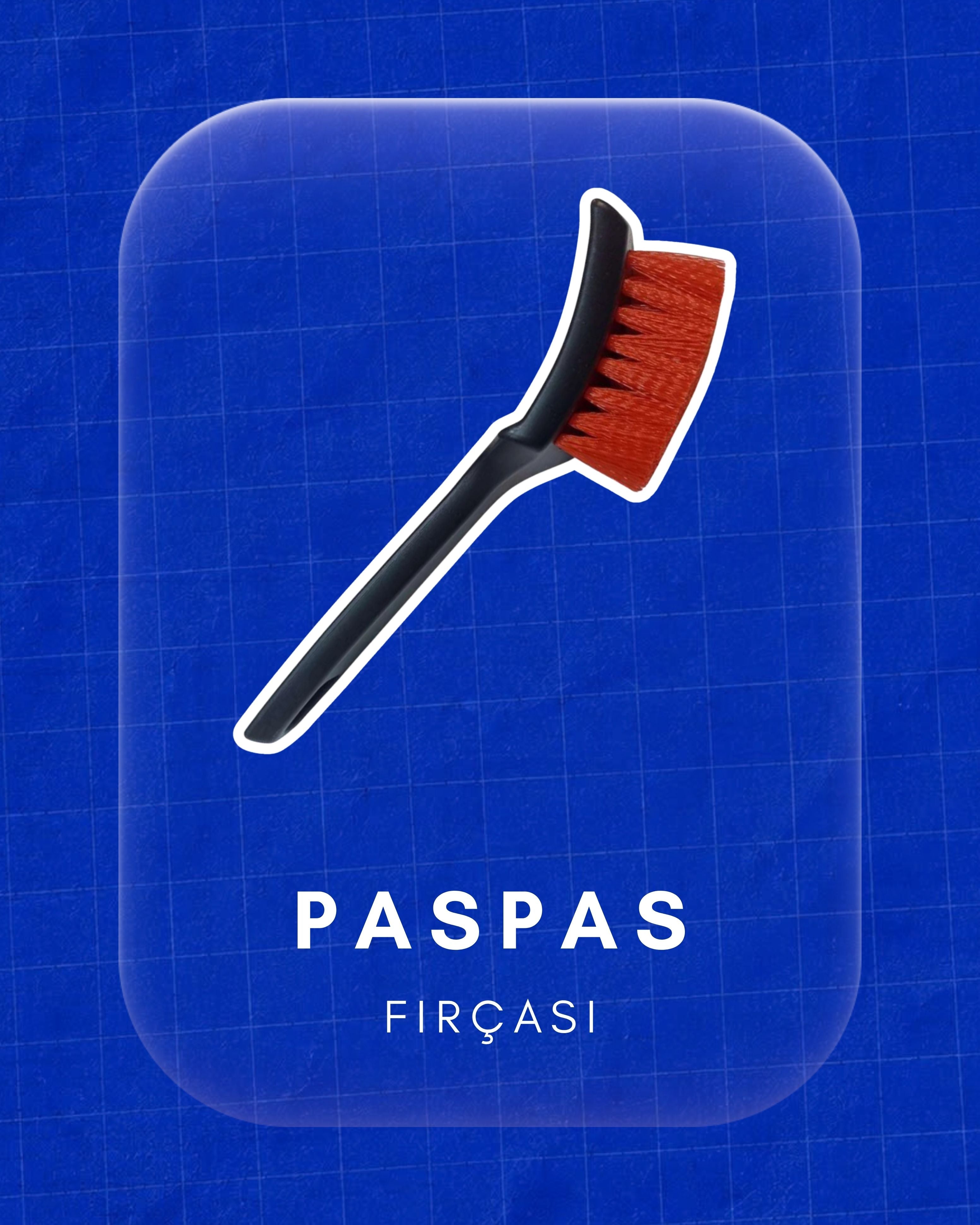 Sert Kıl Araç Paspas Fırçası